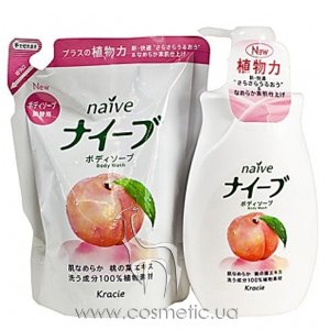 ����������� ���� ��� ���� � ���������� ������� Kanebo Naive Peach Body Wash