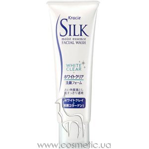 ����� ��� �������� � ����� ������ � ��������� ���������� Kanebo Silk Moist Essence Facial Wash White Clear