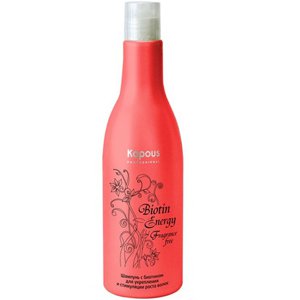 ������� � �������� ��� ���������� � ���������� ����� ����� Kapous Professional Biotin Energy Shampoo