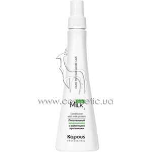 ����������� ����������� � ��������� ���������� Kapous Professional Milk Line Conditioner With Milk Protein