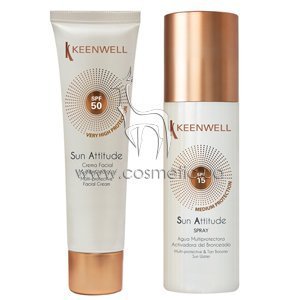 ����� ��� ������ Keenwell Crema Facial SPF 50 & Agua Solar SPF 15