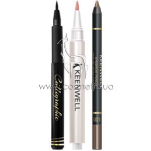 ����� ��� ������� ���� Keenwell Pack Calligraphic & Serum Gloss & Eyebrow Pencil