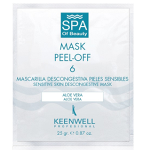 �������������� ���-����� ��� �������������� ���� ���� Keenwell SPA of Beauty Mask Peel-Off 6 Sensitive Skin Descongestive Mask With Aloe Vera