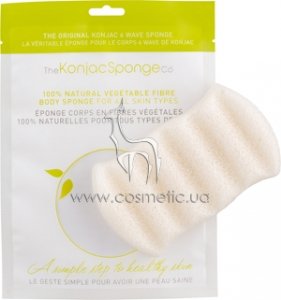 ����� ��� ���� (13.5��) Konjac Sponge Big Wave Body Pure White