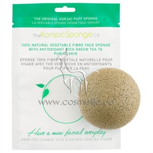����� ��� �������� ���� � ������� ���� Konjac Sponge Facial Puff Green Tea