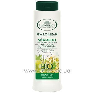������� ��� ������ ����� � ����� � ���������� L'Angelica Botanics Shampoo White Grape & Lime Blossom