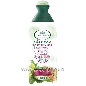 ����������� ������� � ���������� ����� � ����� L'Angelica Officinalis Fortifying Shampoo Hop & Millet seeds