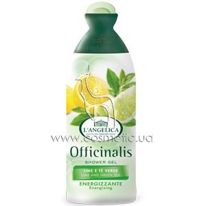 Гель для душа с лаймом и зеленым чаем «Заряд энергии» L'Angelica Officinalis Lime and Green Tea Shower Gel