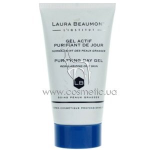 ������� ���� � ���������� ���������������� �������� Laura Beaumont Purifying Day Gel Regularizing Of Oily Skin