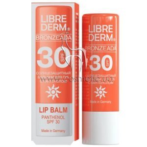 �������������� ������� ��� ��� � ���������� SPF 30 Librederm Bronzeada Lip Balm SPF 30