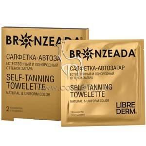 ��������-��������� �2 Librederm Bronzeada Salf-Tanning Towelette