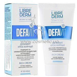 ����������������� � ������������� ���������� ������ ���� Librederm Dermatolog Defavit Rich Cream