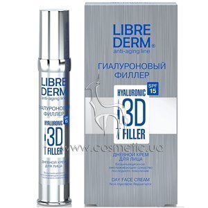 ������� ���� ��� ���� ������������� 3D ������ SPF15 Librederm Hualuronic 3D Filler Day Face Cream SPF15