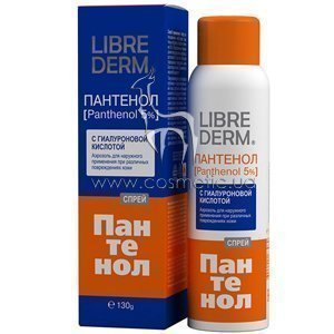 �������� ����� � ������������ �������� Librederm Panthenol Spray with Hyaluronic Acid 5%