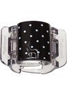 �������-���� Linziclip Midi Translucent Black With Polka Dot small