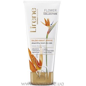 ��������� ������� ��� ���� �������� ����������� �������� Lirene Flower Collection Velvety Body Cream