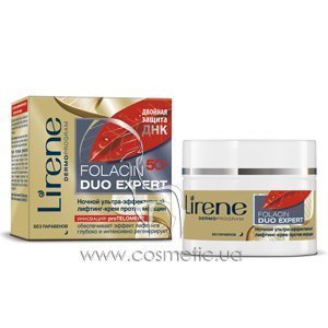 ������ ������-����������� �������-���� ��� ���� ������ ������ Lirene Folacin 50+ Duo Expert Night Cream