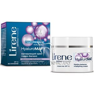 ���������� ���� ������-������ Lirene Hyaluro Mat Hydra-Balance Mattifying Cream SPF 10