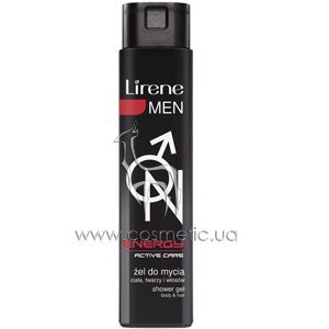 ���� ��� ���� � ����� Lirene Men Energy Active Care Shower Gel For Body And Hair