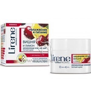 ����������� � ���������� ������ ���� ��� ���� ������ � ������ Lirene Cherry and Lemon Moisturizing and Refreshing Light Cream