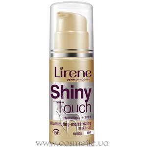 ��������� ���� � �������� ������ Lirene Shiny Touch Illuminating-Moisturizing Foundation
