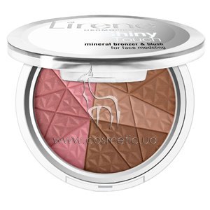 ����������� ������� � ������ ��� ������������� ���� Lirene Shiny Touch Mineral Bronzer And Blush For Face Modeling