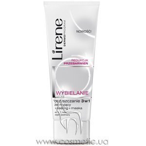 �������� 3 � 1 �����+������+����� Lirene Whitening 3 in 1 Gel+Peeling+Mask