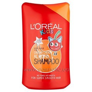 ������ ������� ������� 2 � 1 �������� L'Oreal Kids Cheeky Cherry Almond Shampoo