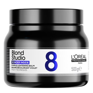 ���������� ������� ��� ���������� ����� L'Oreal Professionnel Blond Studio Bonder Inside Purple Lightening Balm
