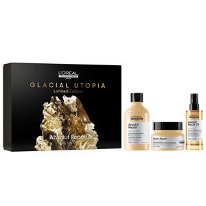 ����� ������� ��� �������������� ������������ ����� (������� + ����� + �����) L'Oreal Professionnel Glacial Utopia Absolut Repair Kit