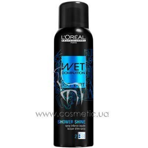 �����-����� ��� �������� ������� ������ ����� L'Oreal Professionnel Tecni.Art Wet Domination Shower Shine Spray