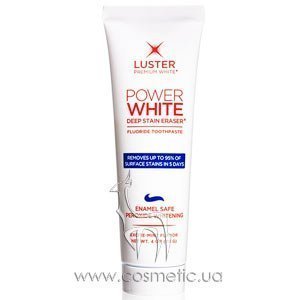 ������������ ������ ����� �������� �������� Luster Premium White Deep Stain Eraser Power White Fluoride Toothpaste