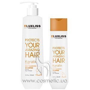 ������� � ��������� ��� ��������� �������� Luxliss Keratin Deep Cleansing Shampoo