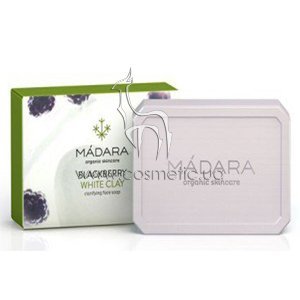 ���� ��� ���� ��������� �������� � ����� ����� Madara Cosmetics Blackberry & White Clay Soap