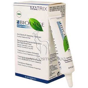 ���������� ��������� � ���������� �������� �� ������� Matrix Biolage Scalptherapie Anti-Dandruff Cleansing Treatment