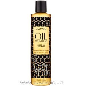 ������ ������� � �����-������� ���������� ����� Matrix Oil Wonders Micro-Oil Shampoo