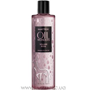 ������� ��� ������ ������ ����� Matrix Oil Wonders Volume Rose Shampoo for Fine Hair