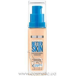 ������� ��������� ���� � ����������� �������� Maybelline New York SuperStay Better Skin Foundation
