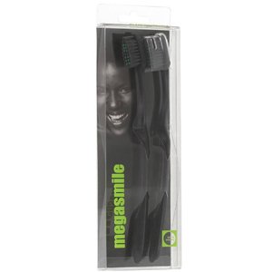 ����� ������ ����� ����� ��������� (2��) Megasmile Black Whitening Toothbrush