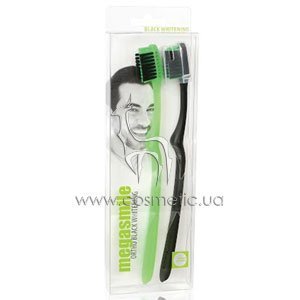 ������ ����� ����� ���� ��������� (2��) Megasmile Ortho Black Whitening Toothbrush