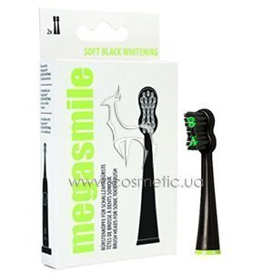 ������ ������� ��� ������������ ����� ��������� (2��) Megasmile Soft Black Whitening Sonic Replacement
