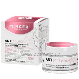 �������������� ������������� ���� ��� ���� �� �������� Mincer Pharma Anti Allergic Couperose Skin Anti-Wrinkle Day & Night Cream �1202