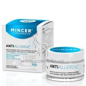 ����������� � ������������� ������� ���� ��� �������������� ���� Mincer Pharma Anti Allergic Sensitive Skin Moisturising & Soothing Day Cream �1101