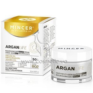 ������������� ����������� ���� 50+ Mincer Pharma Argan Life Nourishing Day & Night Cream �802