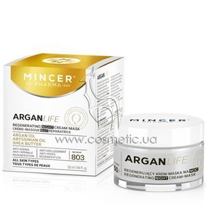 �������������� ������ ����-����� 50+ Mincer Pharma Argan Life Repairing Night Cream-Mask �803
