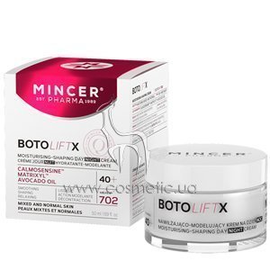 ����������� � ������������ ������������� ���� ��� ���� 40+ Mincer Pharma Botolift X Moisturizing & Shaping Day & Night Cream �702