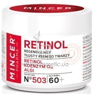 �������������� ������ ���� ��� ���� � Q10 � ����������� 60+ Mincer Pharma Retinol Regenerating Face Cream �503