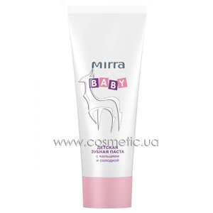 ������� ������ ����� � �������� � �������� Mirra Baby Toothpaste