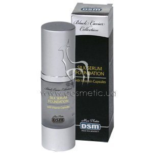 ���������-������ � ���������� ����� Mon Platin Black Caviar Silk Serum Fondation