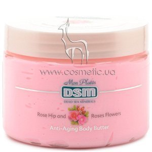 �������������� ����� ��� ���� � ����� � �������� ��������� Mon Platin DSM Anti-aging Body Butter Rose Hip and Roses Flower